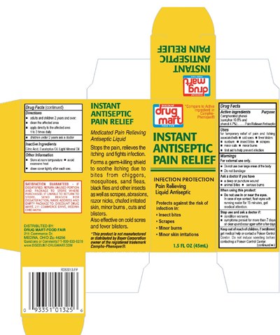DDM - 010591082 DDM INSTANT ANTISEPTIC PAIN  RELIEF BOX copy